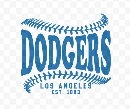 La Blue Baseball DTF #68