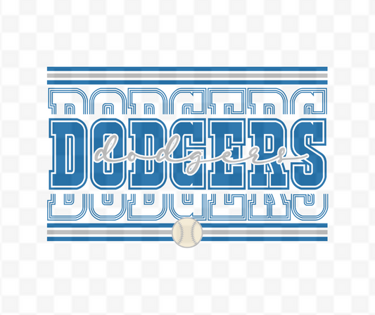 LA Baseball Words DTF #73