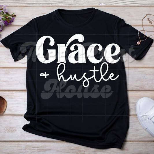 Grace & Hustle White