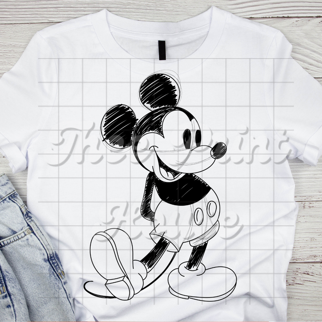 Boy Mouse Scribbles