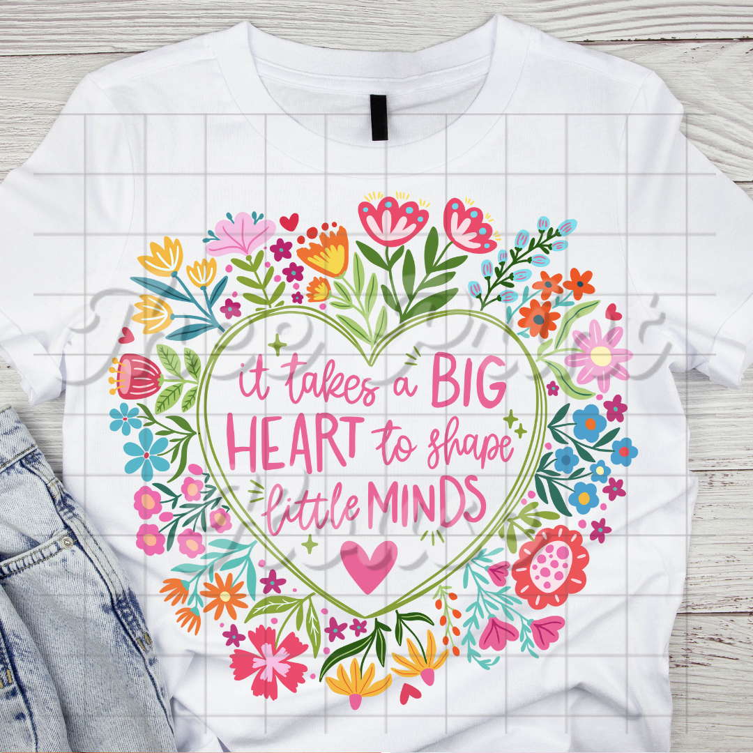 Big Hearts Teacher Flat