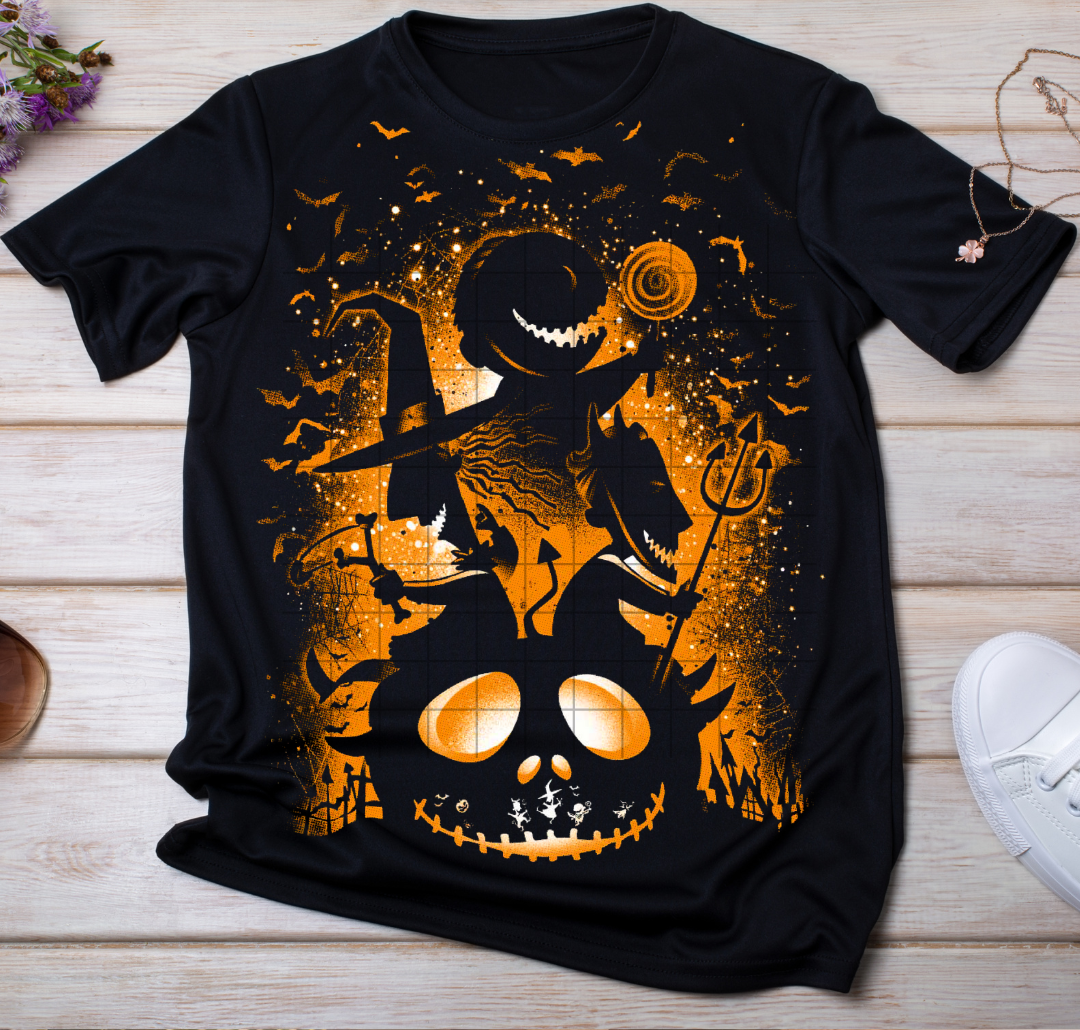 Pumpkin King Halftone (black shirt only)