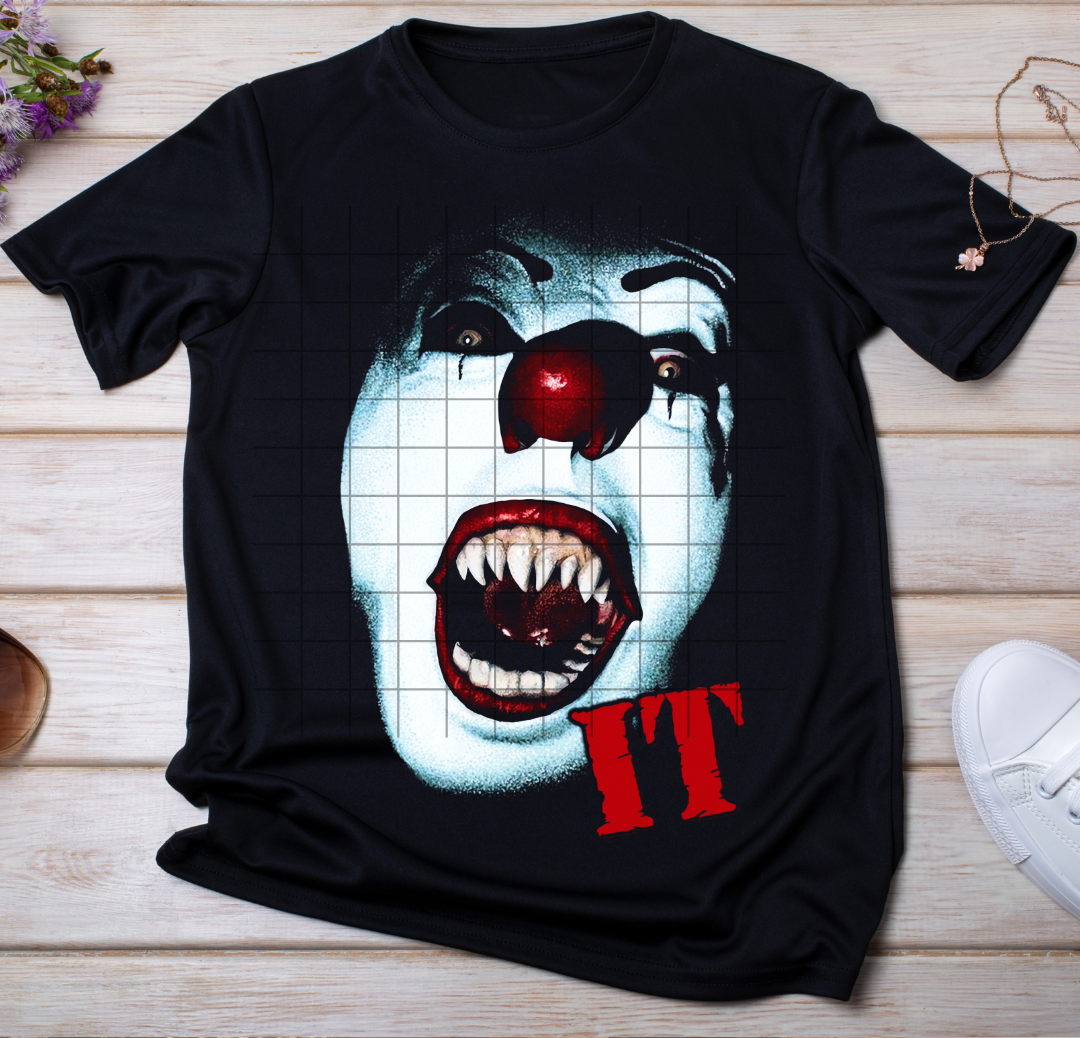 Clown 2 Halftone (black shirt only)