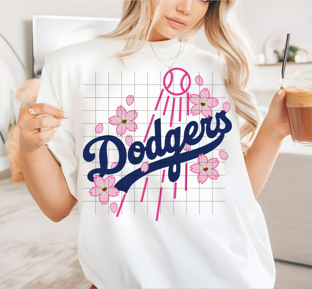 Blue Baseball Flowers