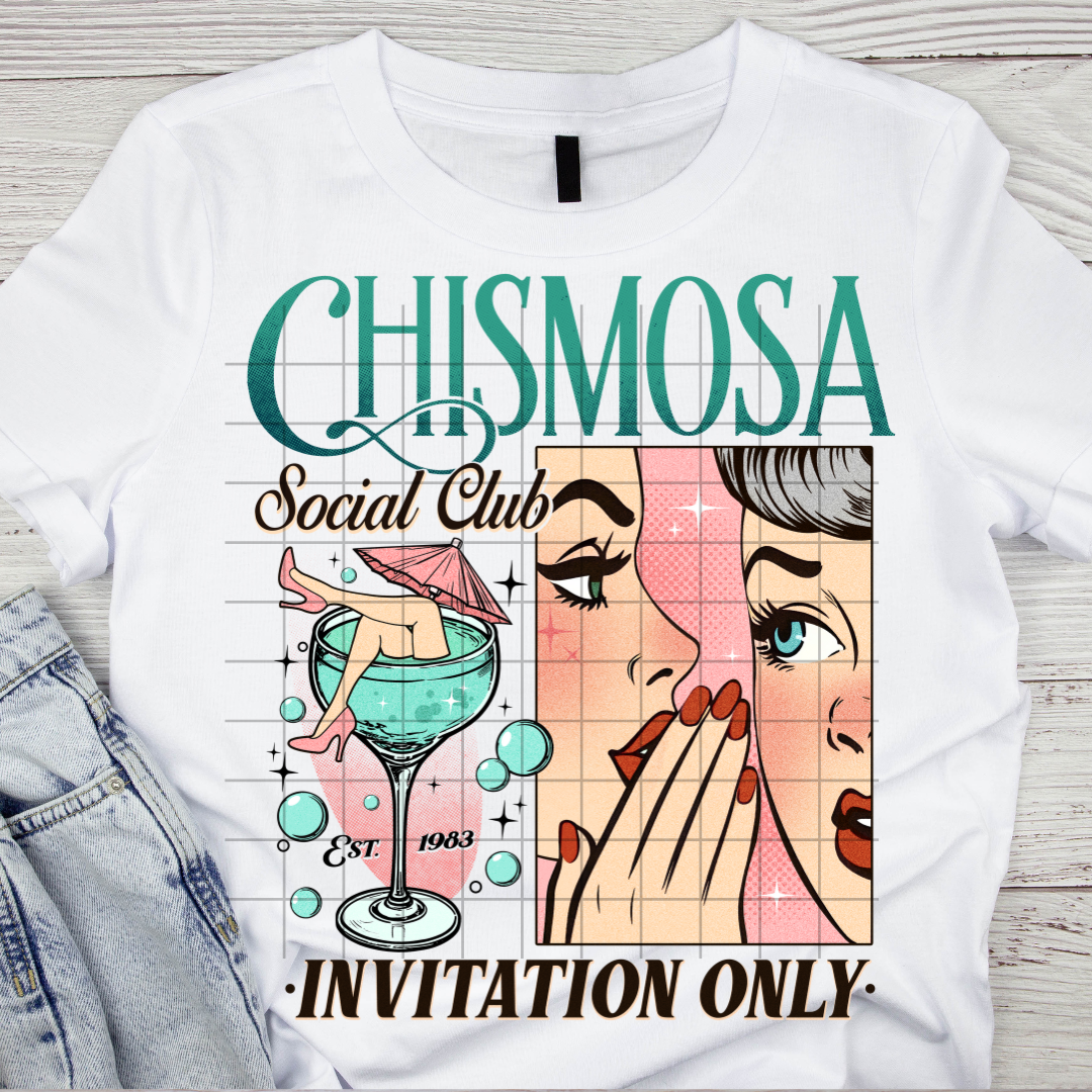 Chismosa Invitation (black)