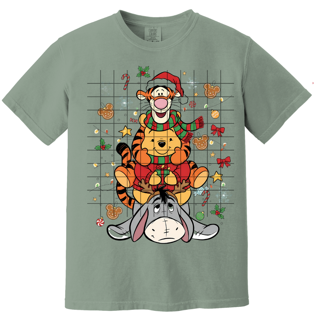 Yellow Bear Christmas Friends