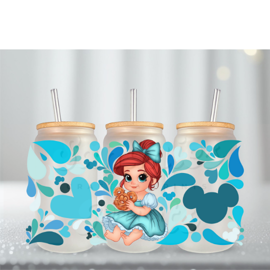Sea Princess Talavera 2 UV DTF Cup Wrap