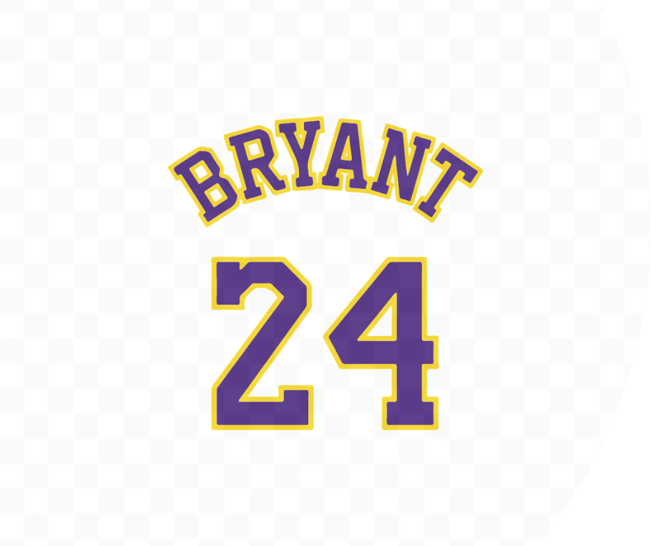 Bryant 24 Lakers Basketball DTF