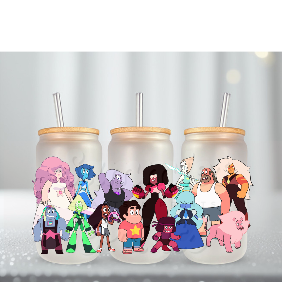 Cartoon 2 UV DTF Cup Wrap