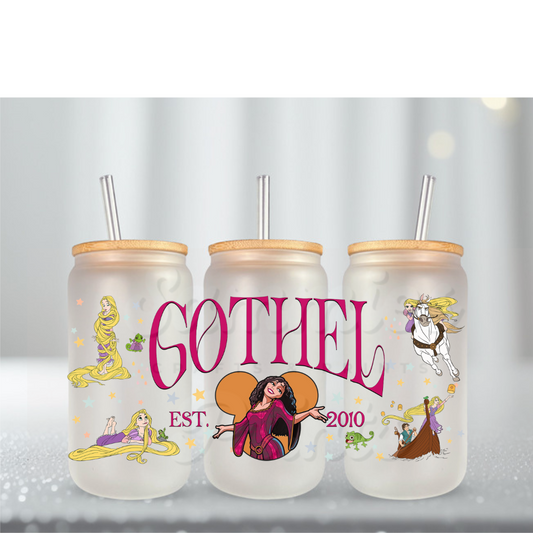 Gothel Name UV DTF Cup Wrap