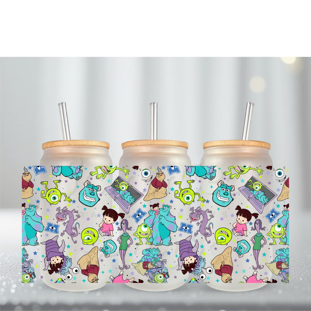 Monster Tiny UV DTF Cup Wrap