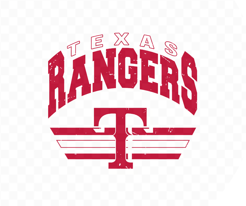 Rangers VINTAGE Baseball DTF