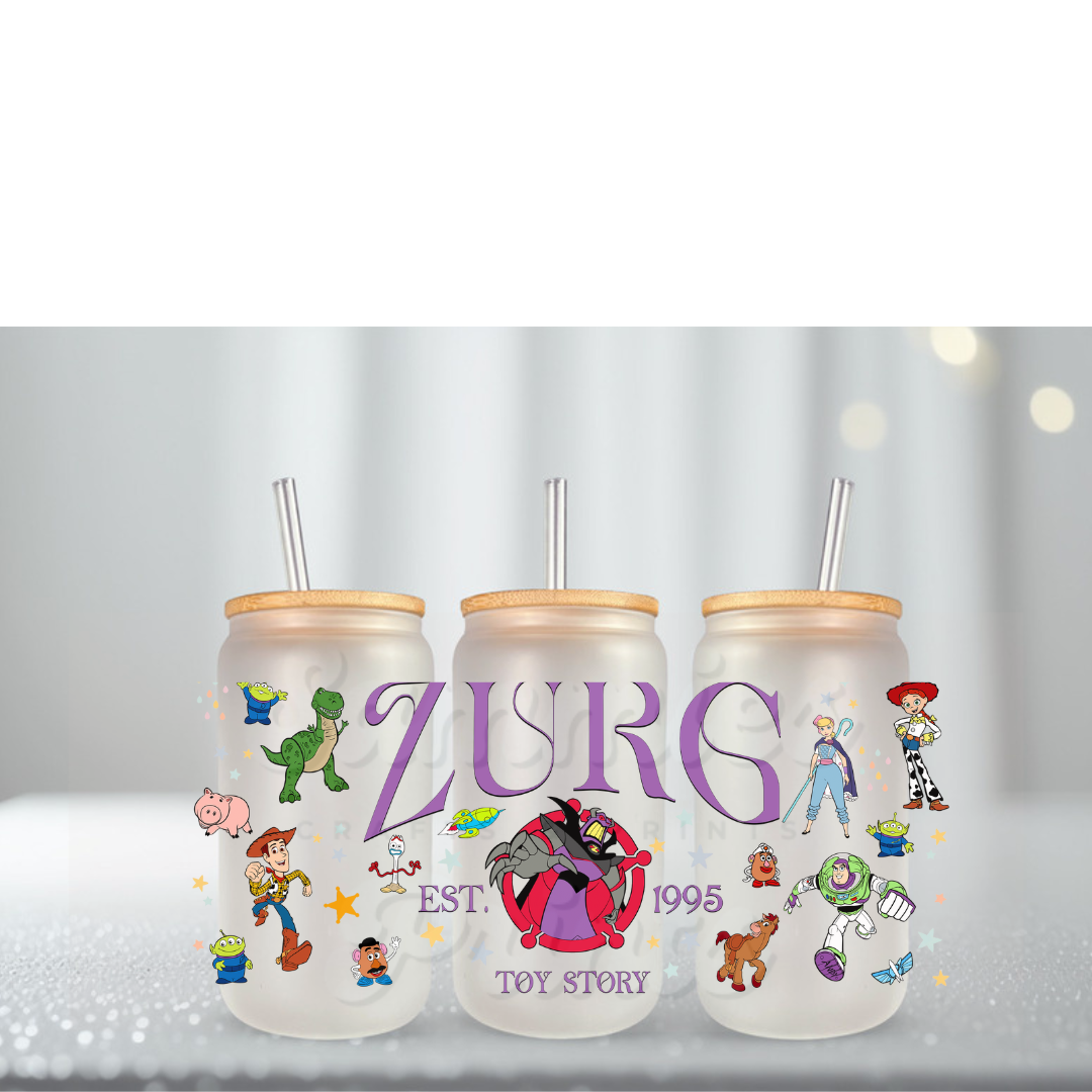 Toys Purple Villan Name UV DTF Cup Wrap