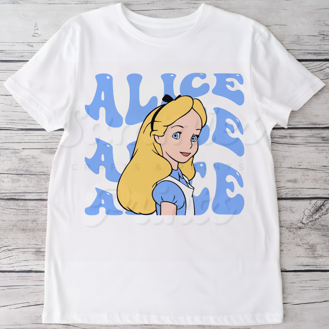 Alice Big Name DTF Heat Transfer