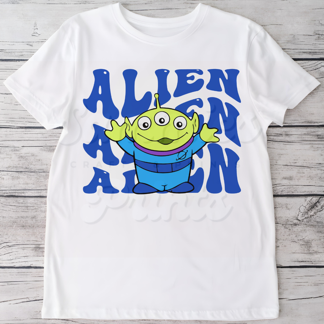 Alien Big Name DTF Heat Transfer