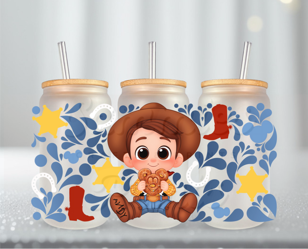 Cowboy Talavera UVDTF Cup Wrap