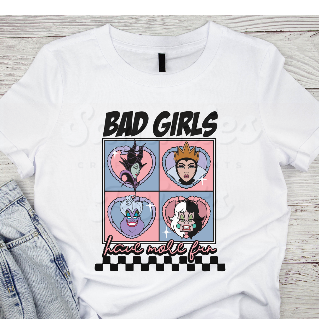 Bad Girls DTF Heat Transfer