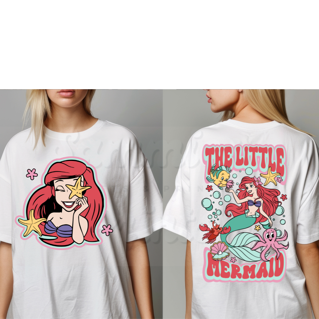 Mermaid SET DTF Heat Transfer