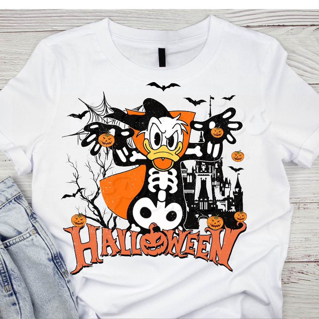 Duck Skeleton DTF Heat Transfer