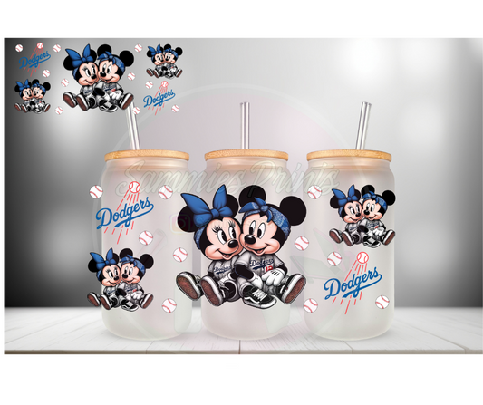 M&M La Baseball UV DTF Cup Wrap