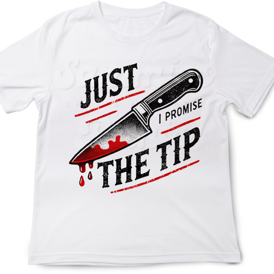 Just The Tip Black DTF