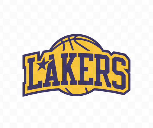 Lakers Star Basketball DTF