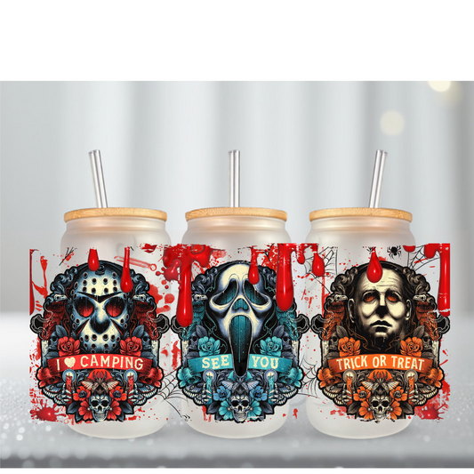 Horror Movies 20 UV DTF Cup Wrap