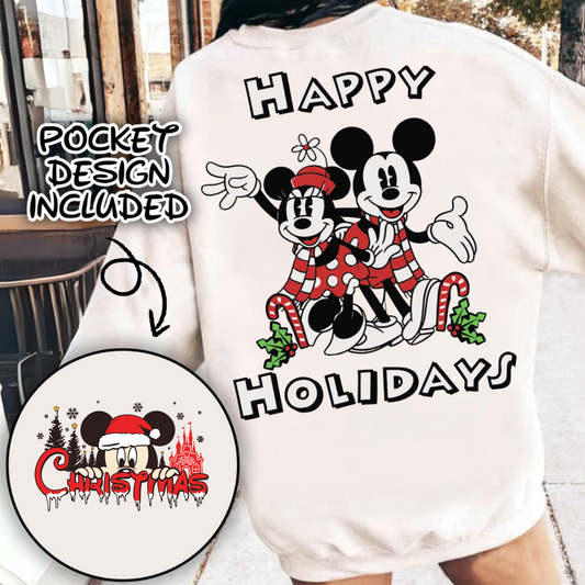 Mouse Happy Holidays 18 SET