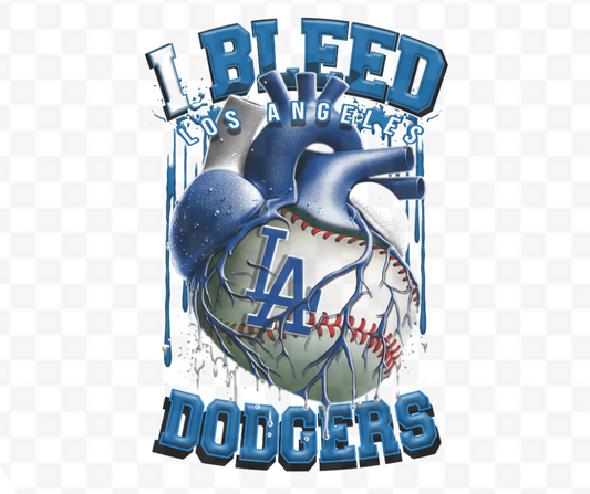 I Bleed LA Baseball DTF #39