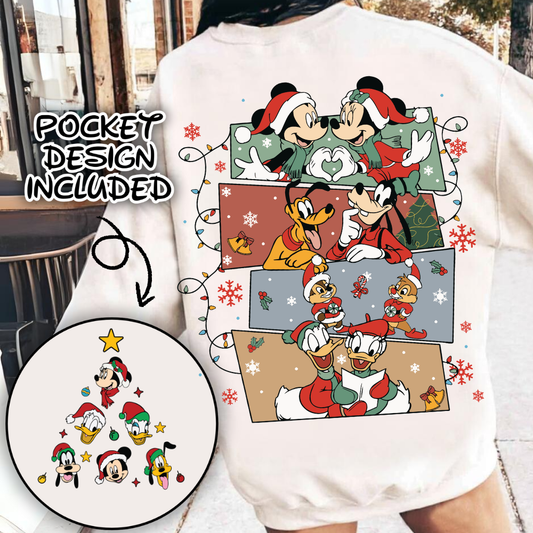 Mouse Christmas Squares 54 SET