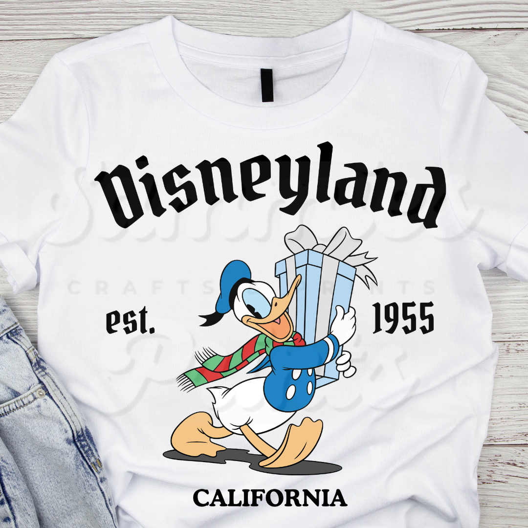 Dland D Duck Christmas BLACK