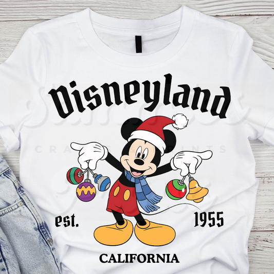 Dland Boy Mouse Christmas BLACK