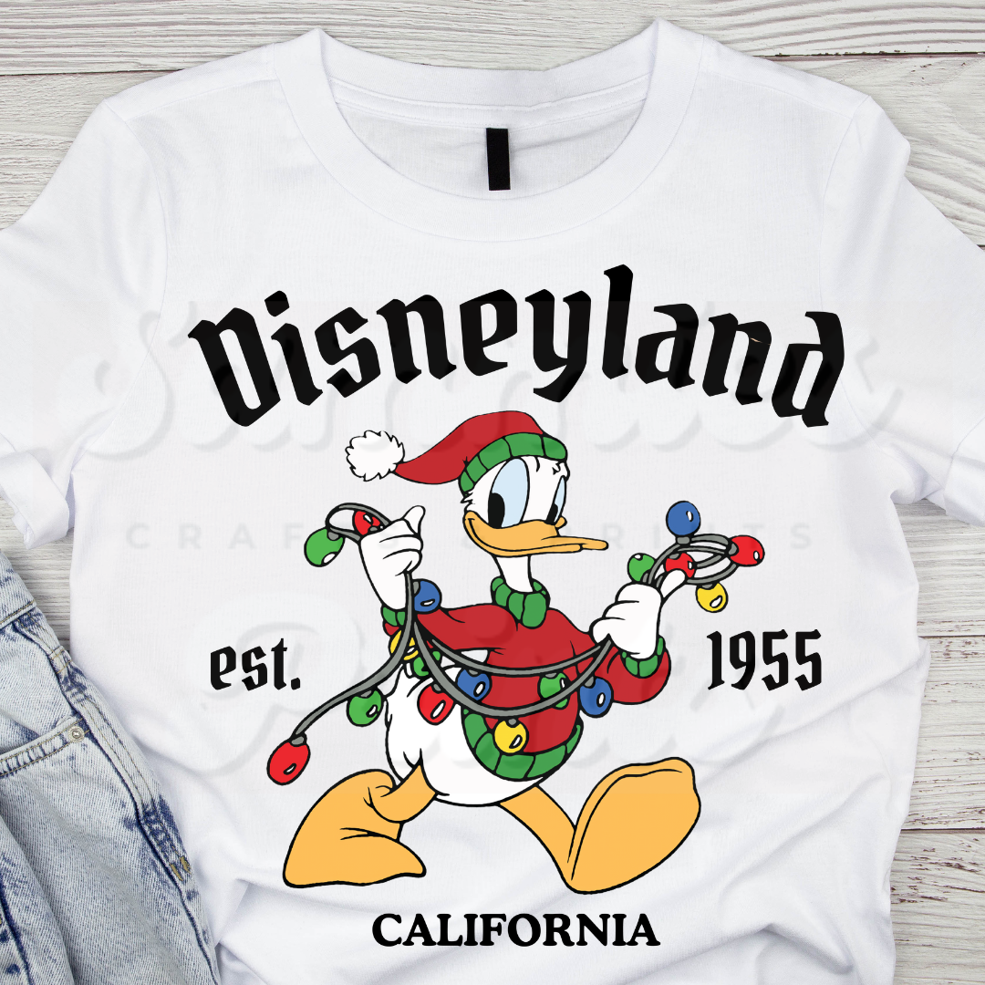 Dland Festive Duck Christmas BLACK