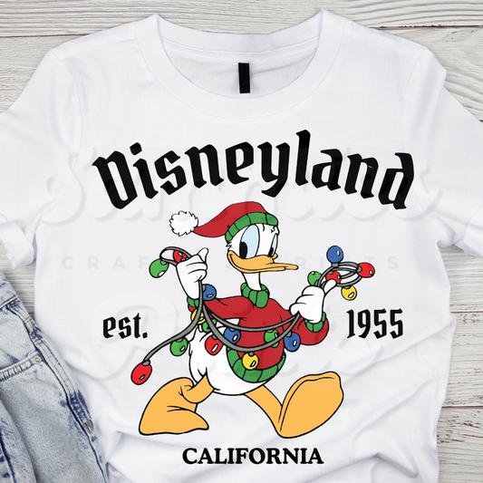 Dland Festive Duck Christmas BLACK