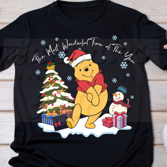 Winnie Christmas 6 White