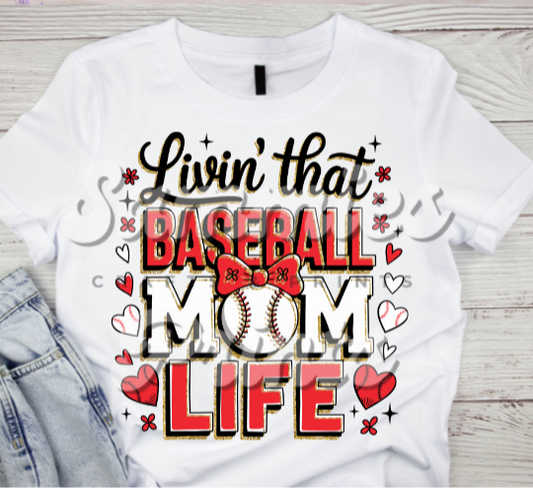 Livin That Baseball Mom