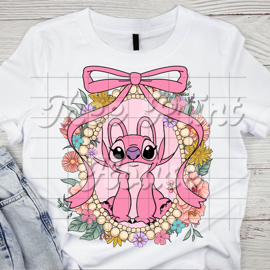 Pink Alien Floral Croquette