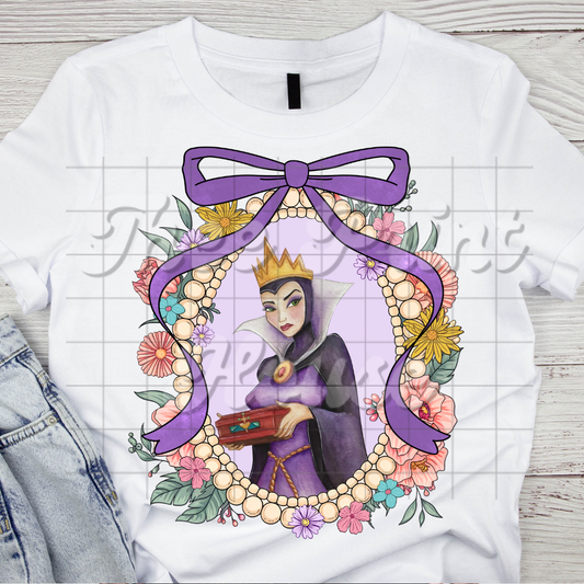 Snow W Evil Queen Floral Croquette