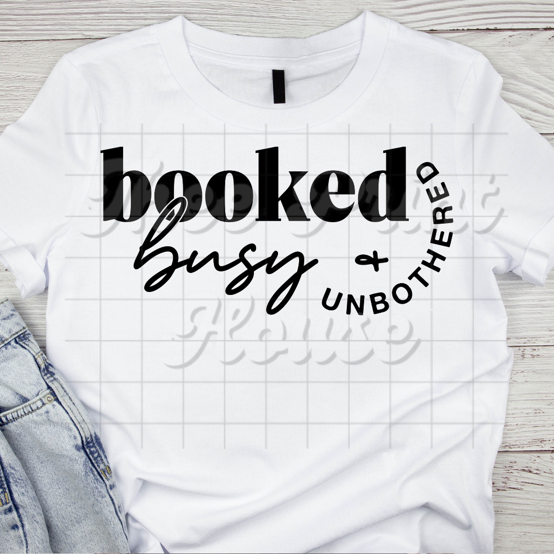 Booked & Busy Black