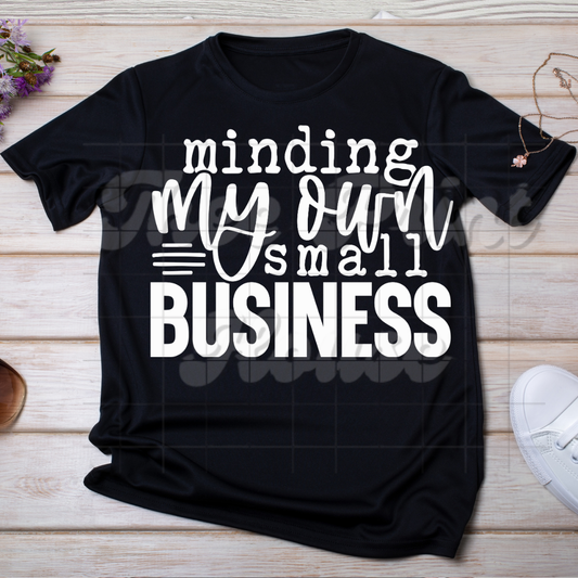 Minding My Small Business White