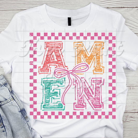 Amen Checkered