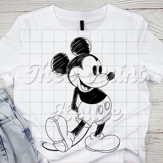 Boy Mouse Scribbles