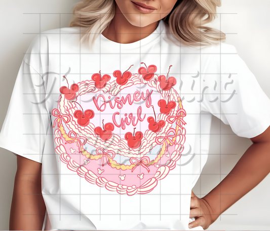 D Girl Cake