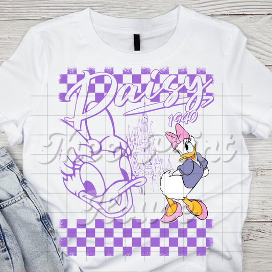 Girl Duck Purple