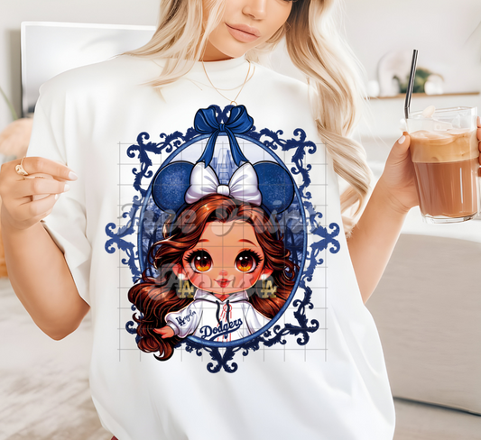 Blue Baseball Girl