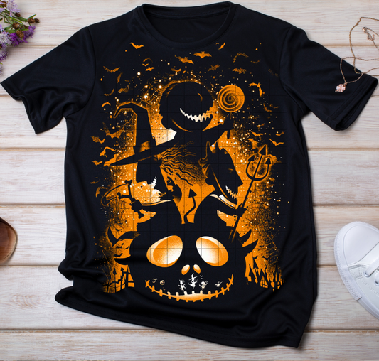 Pumpkin King Halftone (black shirt only)