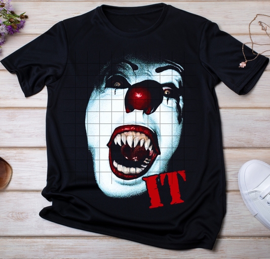 Clown 2 Halftone (black shirt only)