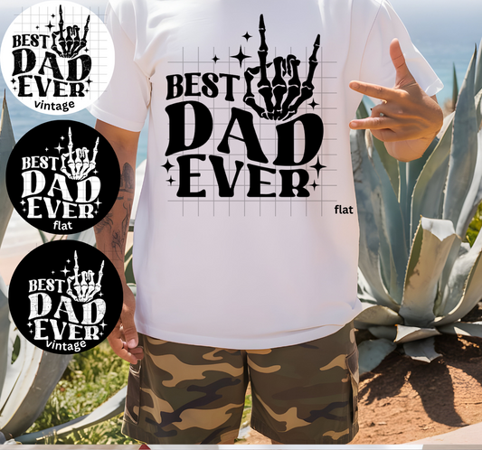 Best Dad Ever Skull