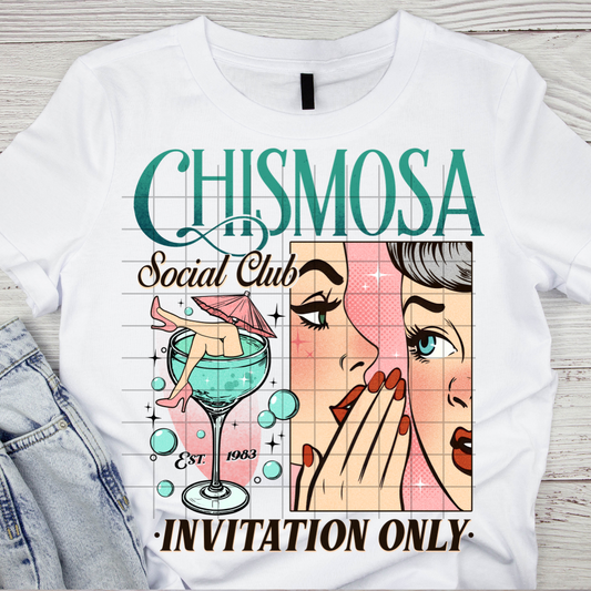 Chismosa Invitation (black)