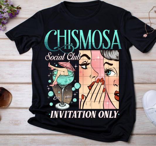 Chismosa Invitation (white)